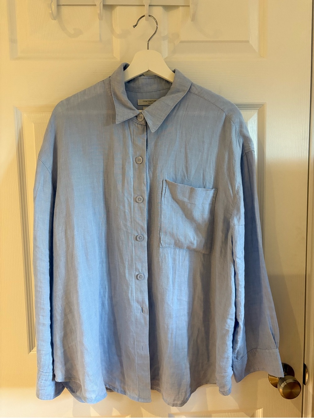 Linen Shirt, oversized - Picture 3 of 5